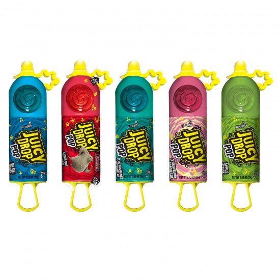Juicy Drop Pop Lollipop with Sour Gel 26g