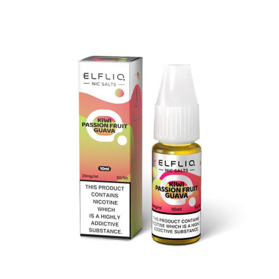 ELFLIQ Nic Salts 10ml Kiwi Passion Fruit Guava 20mg/ml