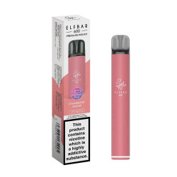 Elf Bar 600 Compliant  Prefilled Pod Kit Strawberry Ice / 20mg