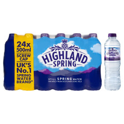 Highland Spring Still Spring Water 24 x 500ml