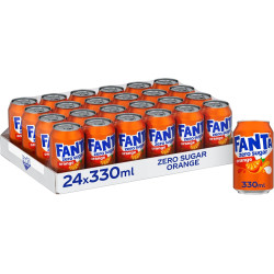 Fanta Orange Zero Sugar Cans GB Fanta Orange Zero Sugar Cans GB