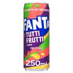 Fanta Tutti Frutti Taste Zero Sugar 250ml Fanta Tutti Frutti Taste Zero Sugar 250ml