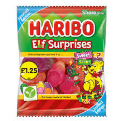 Haribo Elf Suprises Price Mark £1.25 Haribo Elf Suprises Price Mark £1.25