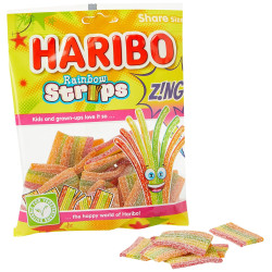 Haribo Rainbow Strips 143g PM