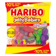 Haribo Jelly babies 154g Price Mark £1.25