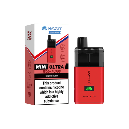 Hayati Mini Ultra 1500+ Puff- Cherry Berry