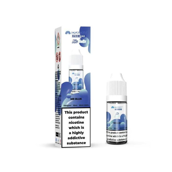 Hayati Pro Max Nic Salts Mr Blue 10ml - 10mg (QTY 10)  Hayati Pro Max Nic Salts Mr Blue 10ml - 10mg (QTY 10)