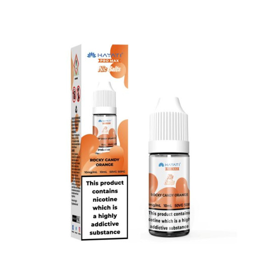 Hayati Pro Max Nic Salts Rocky Candy Orange 10ml-10mg