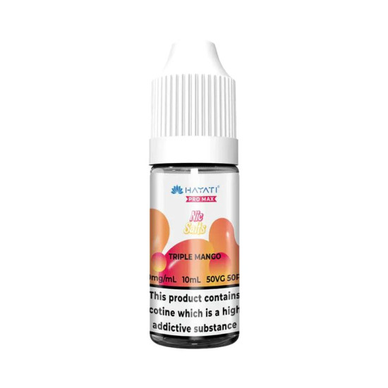 Hayati Pro Max Nic Salts Triple Mango 10ml-10mg