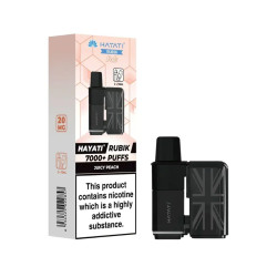  Juicy Peach | Hayati Rubik 7000 Puffs Refills Pod