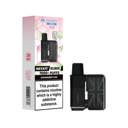 Strawberry Kiwi | Hayati Rubik 7000 Puffs Refills Pod