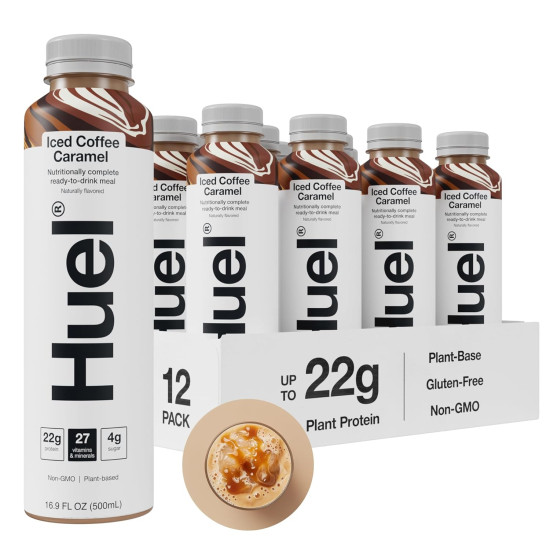 Huel Ready To Drink Iced Coffee Caramel 500ml - 8 Pack
