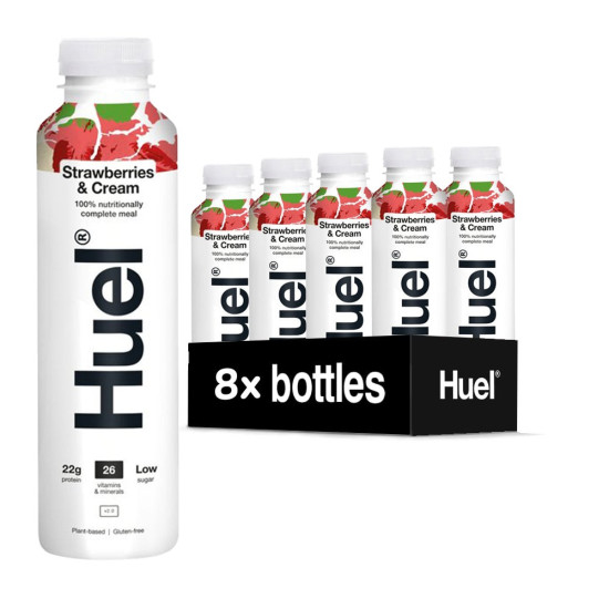 Huel Ready To Drink Strawberry & Cream 500ml - 8 Pack