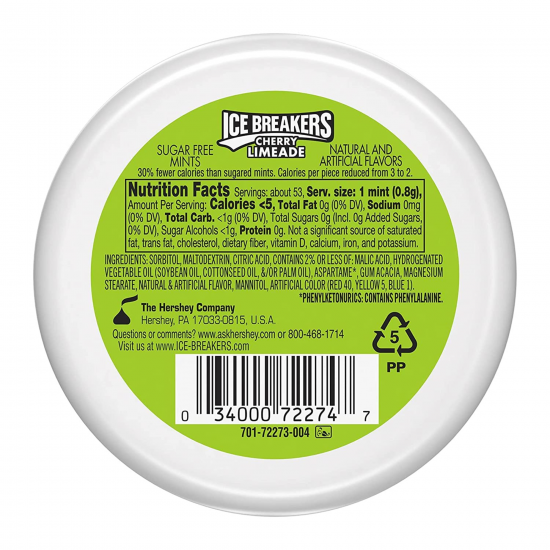 Ice Breaker Cherry Limeade 12 OZ 340g
