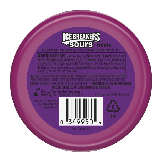Ice Breakers Sours Berry 1.5oz (42g) - 8CT