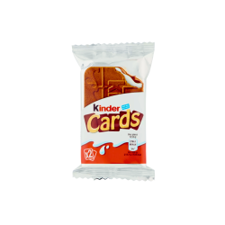 Kinder Cards Crispy Wafer With Milky and Cocoa Filling