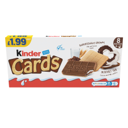 Kinder Cards Price Marked £1.99 Kinder Cards Price Marked £1.99