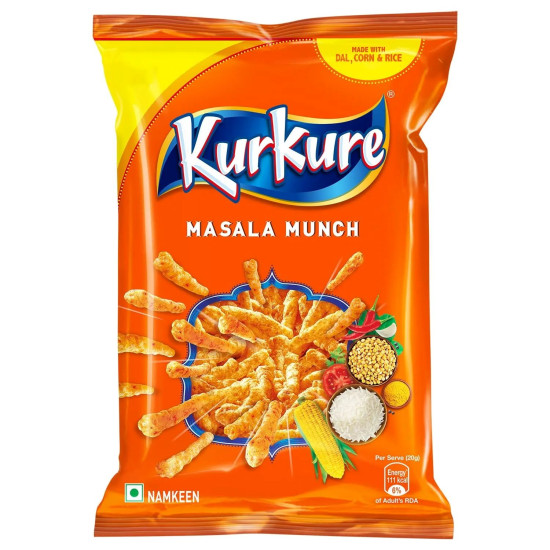 Kurkure Masala Munch 15x80g PMP £1.35