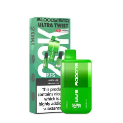 Lemon Lime & Pineapple Ice | Bloody Bar Ultra Twist 20k Puff