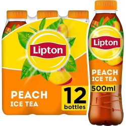 Lipton Peach 500ml NRP - 12 Pack