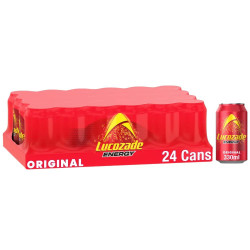 Lucozade Energy Original Cans 330ml x 24