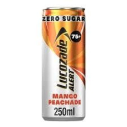 Lucozade Mango/Peachade Price Marked 75p 250ml Lucozade Mango/Peachade Price Marked 75p 250ml