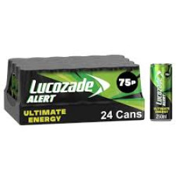 Lucozade Ultimate Price Mark 75p Can 250ml Lucozade Ultimate Price Mark 75p Can 250ml