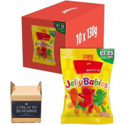 Maynards Bassetts Jelly Babies 10x130g Bags
