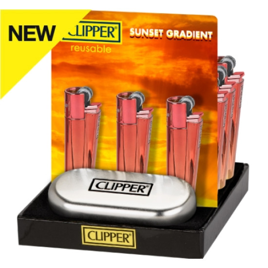 Metal Clipper Sunset Gradient