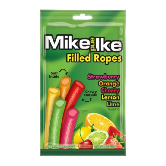 Mike & ike Filled Ropes 85g Mike & ike Filled Ropes 85g