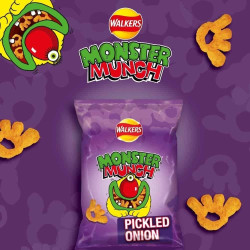 Monster Munch Pickled Onion Price Marked £1.35 18x72g