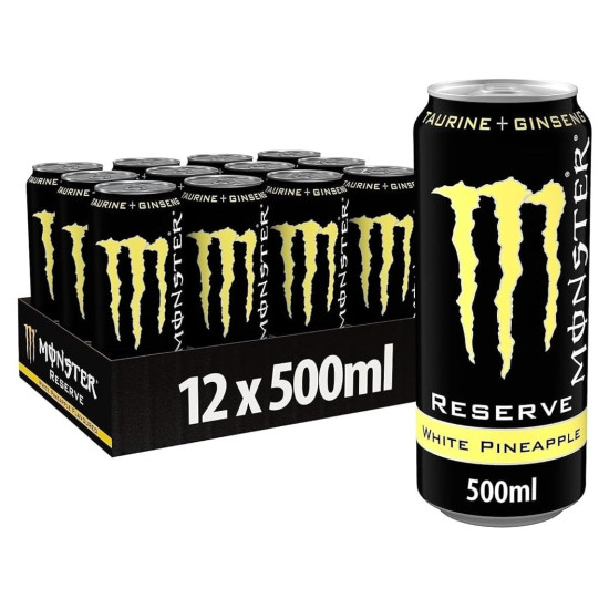Monster Reserve White Pineapple 500ml Price Marked £1.75