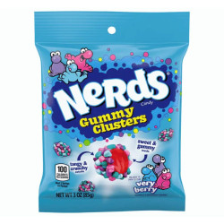 Nerds Gummy Clusters Very Berry Bag 85g