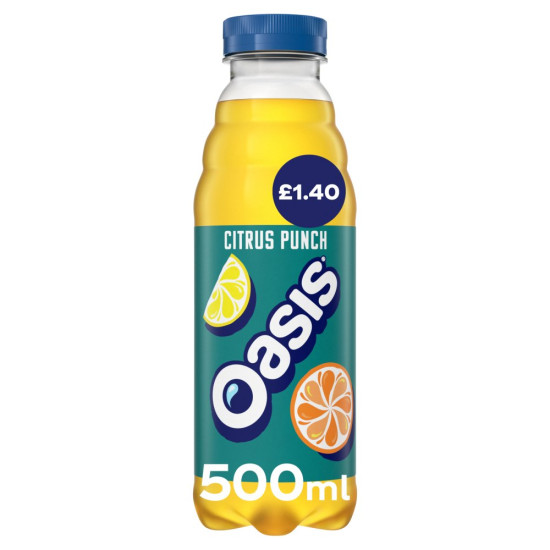 Oasis Citrus 500ml PMP £1.40