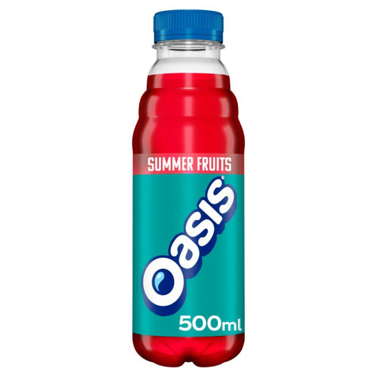 Oasis Summer Fruit 500ml PMP £1.40 QTY 12