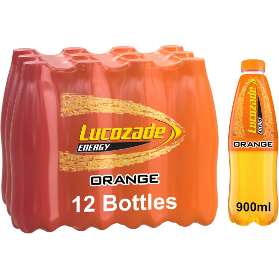 Orange Lucozade 12 x 900ml 