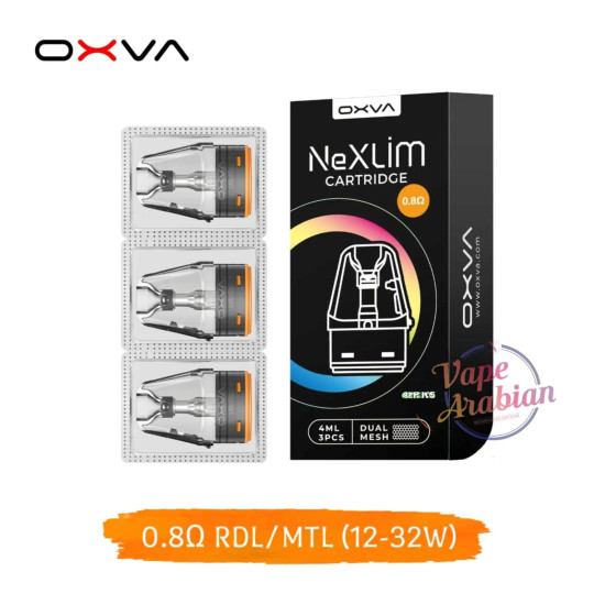Oxva NeXlim Catridge 0.8Ω 4ml - (3pcs/pack)
