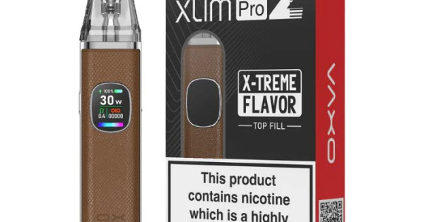 Oxva Xlim Pro 2 Pod Vape Kit Brown Python