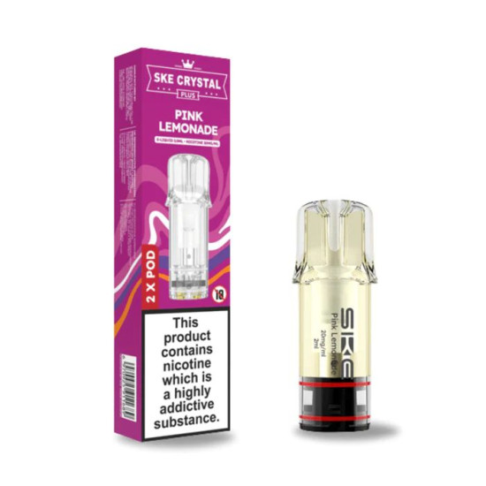 Pink Lemonade | SKE Crystal 600 Pro Prefilled Pods 20mg Compliant Post June 1st