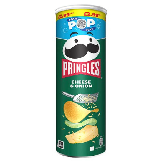 Pringles Cheese and Onion Price Mark £2.99