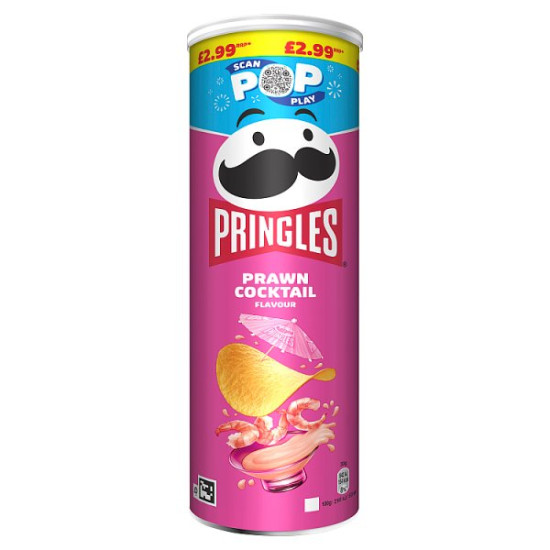 Pringles Prawn Cocktail Price Mark £2.99