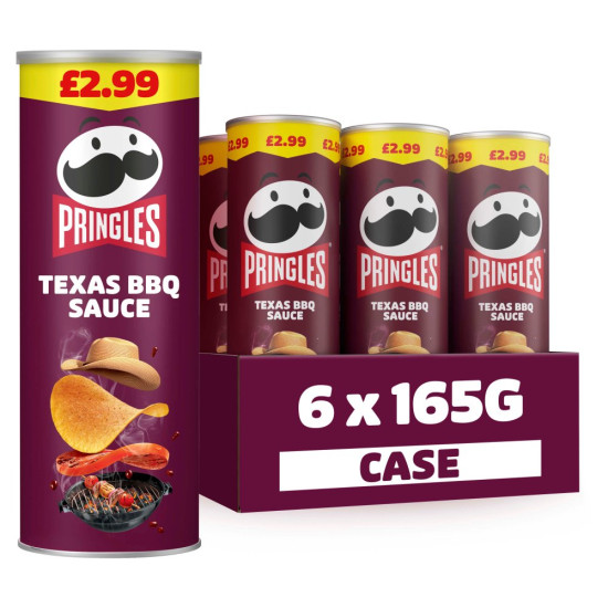 Pringles Texas BBQ Price Mark £2.99