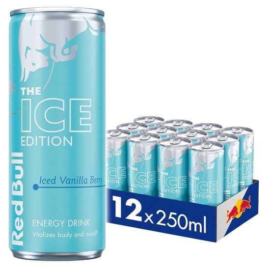 Red Bull Ice vanilla Berry Price Marked £1.65