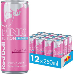 Red Bull Pink Edition Forest Fruits  Price Mark £1.55 Red Bull Pink Edition Forest Fruits  Price Mark £1.55