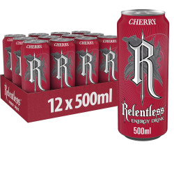 Relentless Cherry Price Marked 500ml