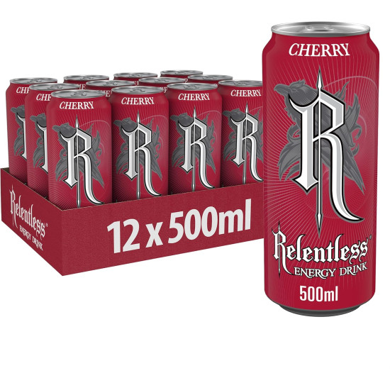 Relentless Cherry Price Marked 500ml
