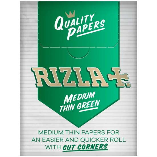 Rizla Green Standard Thin papers 100 Regular Booklets Rizla Green Standard Thin papers 100 Regular Booklets
