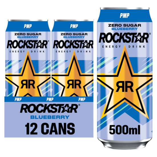 Rockstar Zero Sugar Blueberry £1.29 Rockstar Zero Sugar Blueberry £1.29
