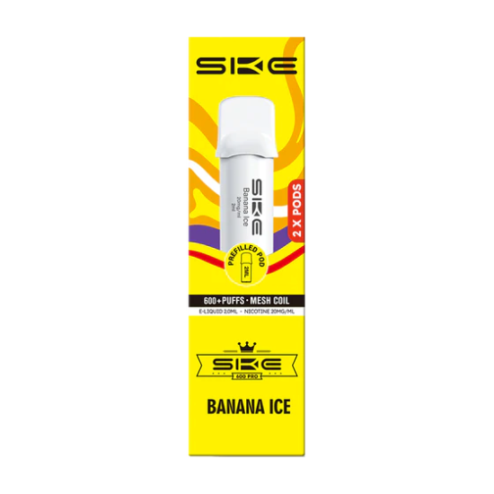 BANANA ICE | SKE Crystal 600 Pro Prefilled Pods 20mg
