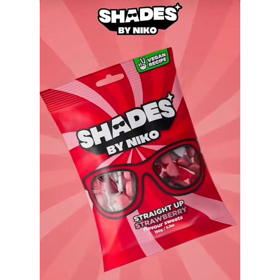 Shades By Niko Straight Up Strawberry 150g